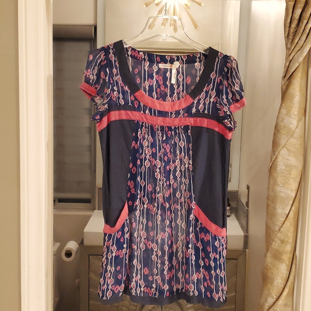 ❣️Sexy Sheer Silky Nightgown Nighty Teddy Mini Dress w Pockets❣️Light & Lovely❣️